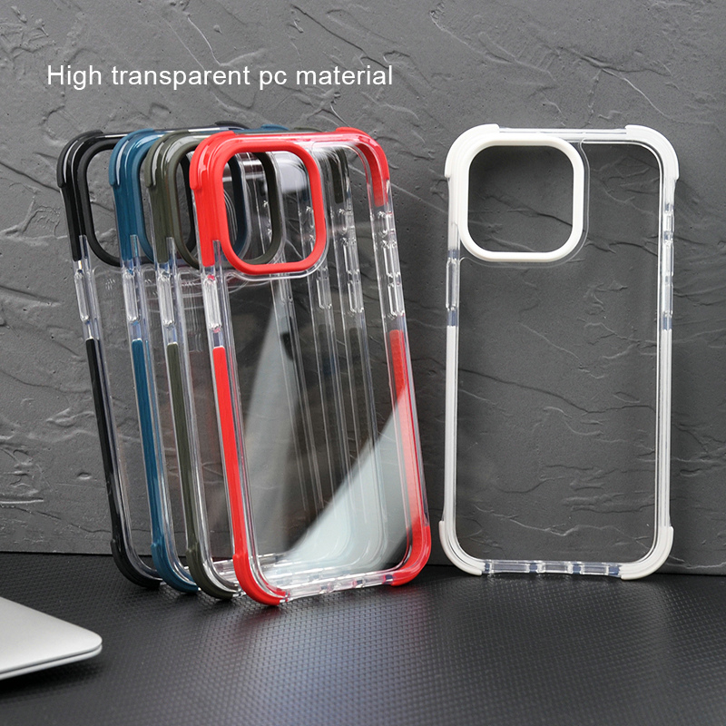 Tank Crystal Clear Shockproof Phone Case For iPhone 15/15 Plus/15 Pro/15 Ultra