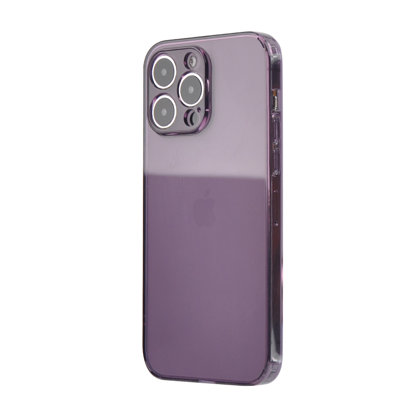 Ultra thin Transparent Uv Coated Precise Camera Hole PC Phone Case for iPhone 14 Pro Max