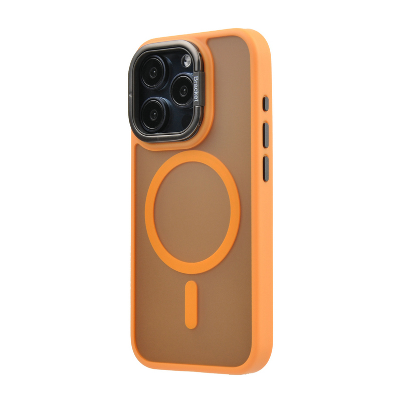 New Design Metal Bracket Lens Film Protective Shockproof Phone Case For iPhone 15/15 Plus/15 Pro/15 Pro Max Skin feel