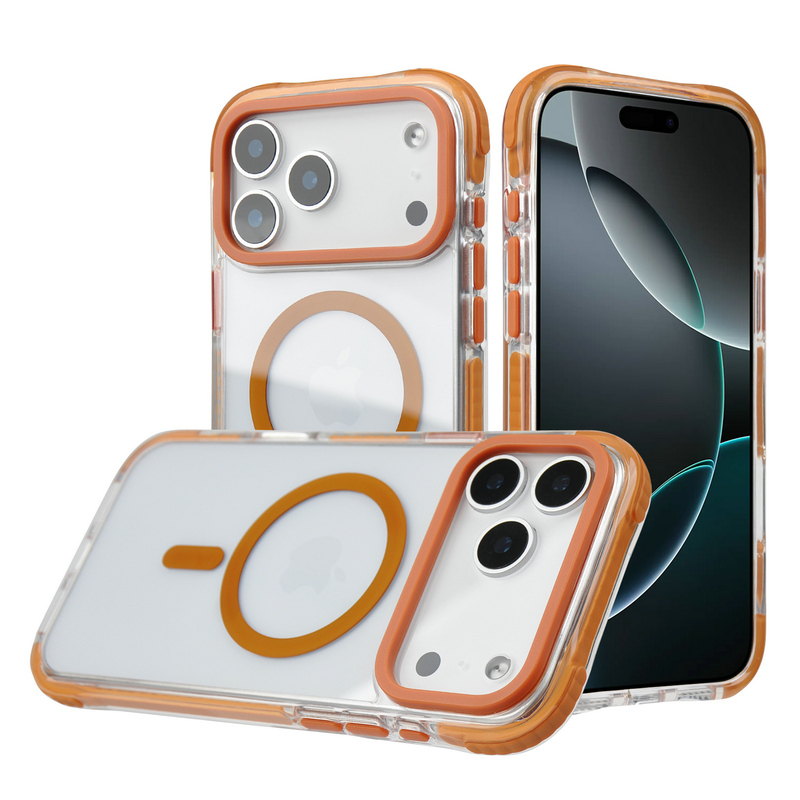phone case, iphone 17 case, clear case for iphone 17, anti shock magsafe case, phone case, magsafe case