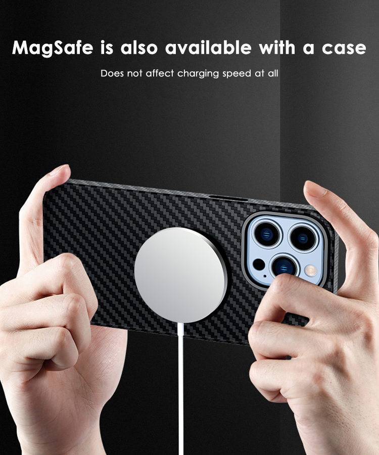 Phone cases, iPhone case, iPhone Shockproof case, carbon texture magsafe pc case