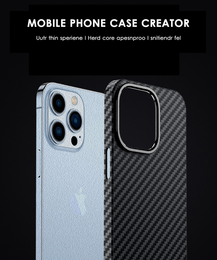 Phone cases, iPhone case, iPhone Shockproof case, carbon texture magsafe pc case