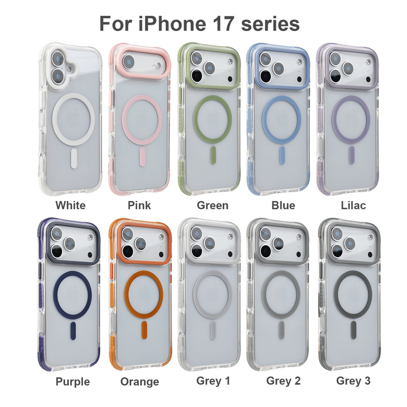 phone case, iphone 17 case, clear case for iphone 17, anti shock magsafe case, phone case, magsafe case